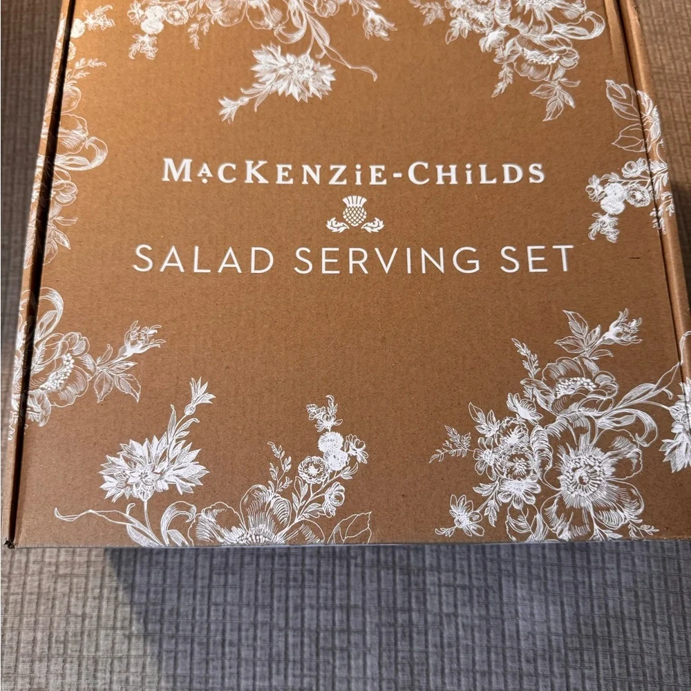 MacKenzie-Childs Black and White Checkered Ceramic Charger